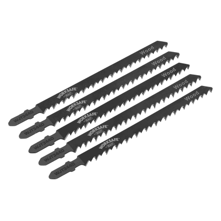 Jigsaw Blade Wood 105mm 6tpi - Pack of 5 Model No-WJT344D