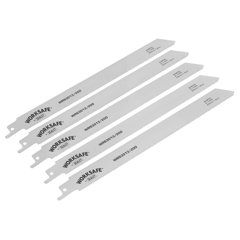 Reciprocating Saw Blade 225mm 14tpi - Pack of 5 Model No-WRS3013/200