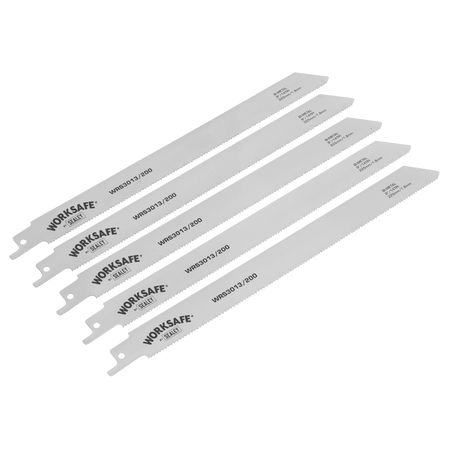 Reciprocating Saw Blade 225mm 14tpi - Pack of 5 Model No-WRS3013/200