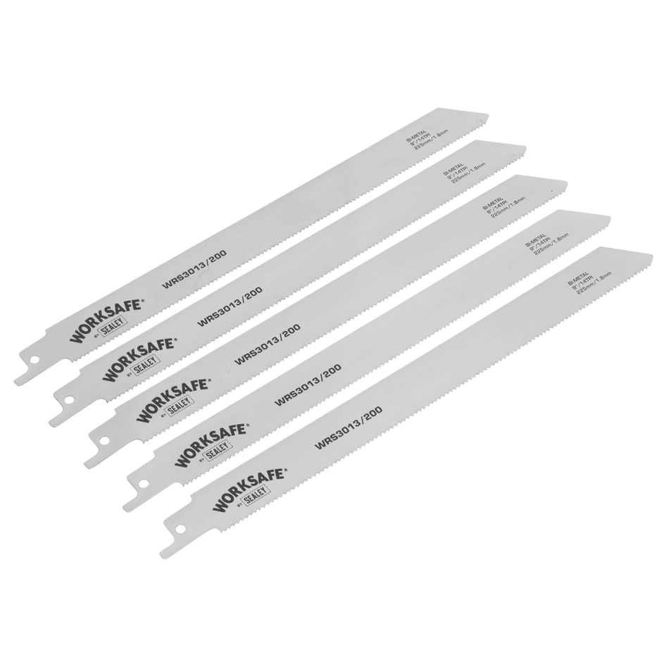 Reciprocating Saw Blade 225mm 14tpi - Pack of 5 Model No-WRS3013/200