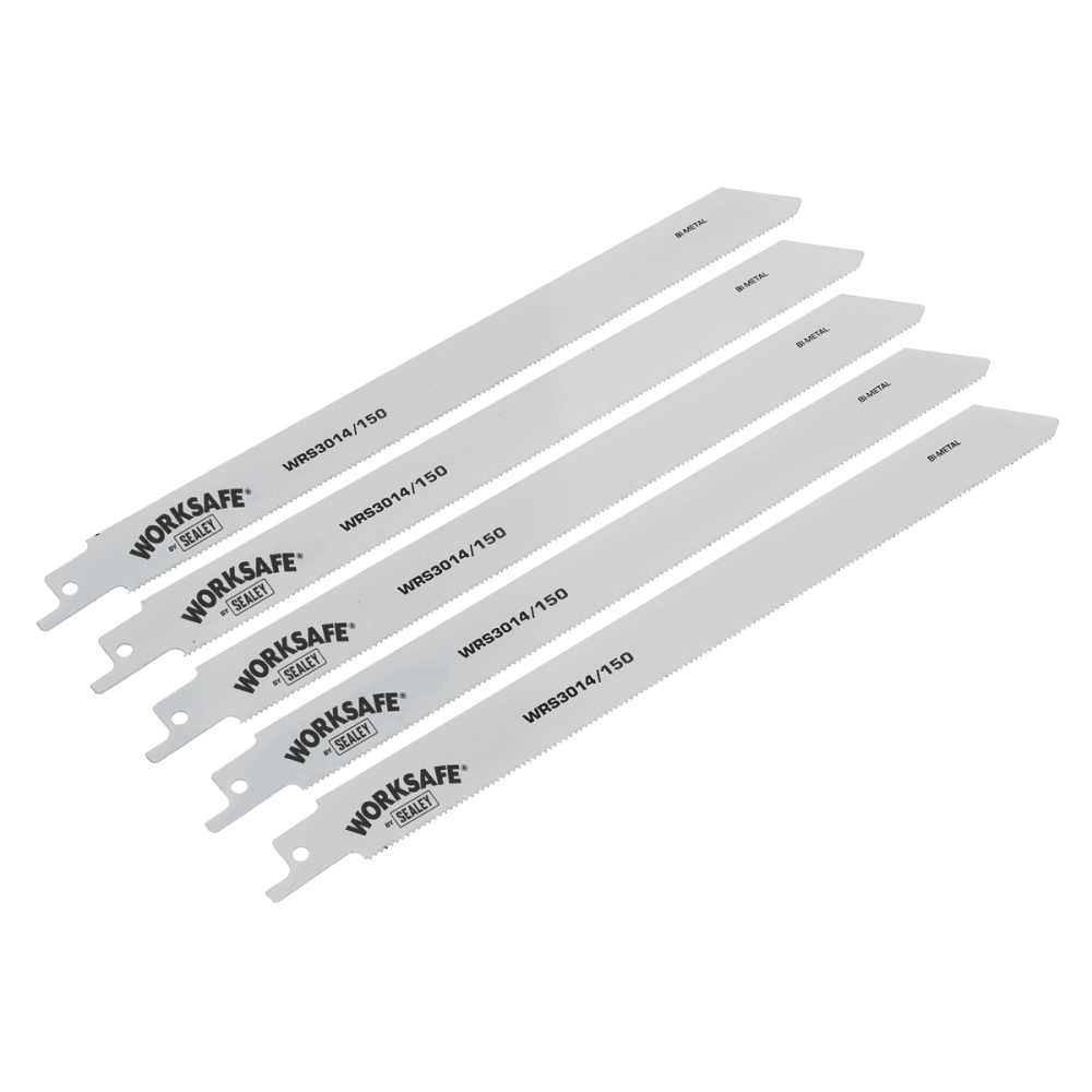 Reciprocating Saw Blade Metal 150mm 18tpi - Pack of 5 Model No-WRS3014/150