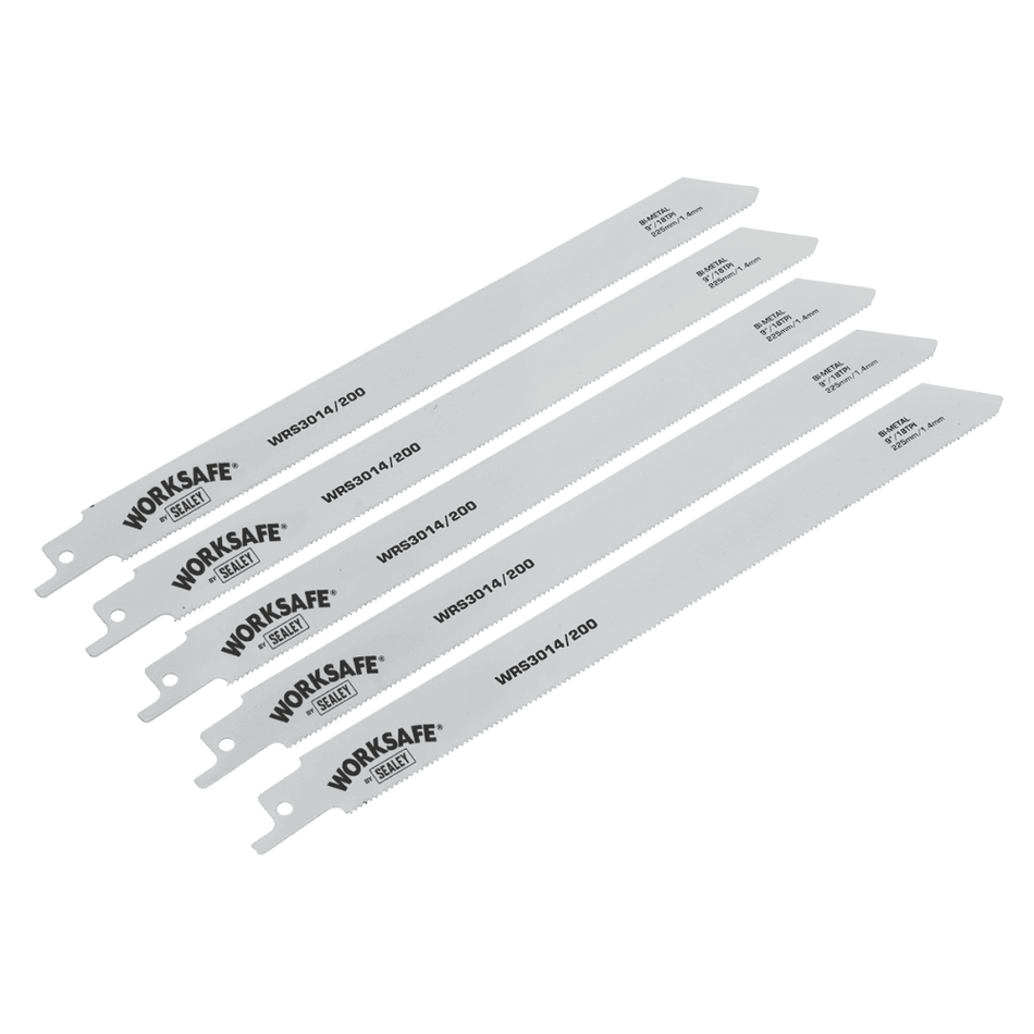 Reciprocating Saw Blade Metal 225mm 18tpi - Pack of 5 Model No-WRS3014/200