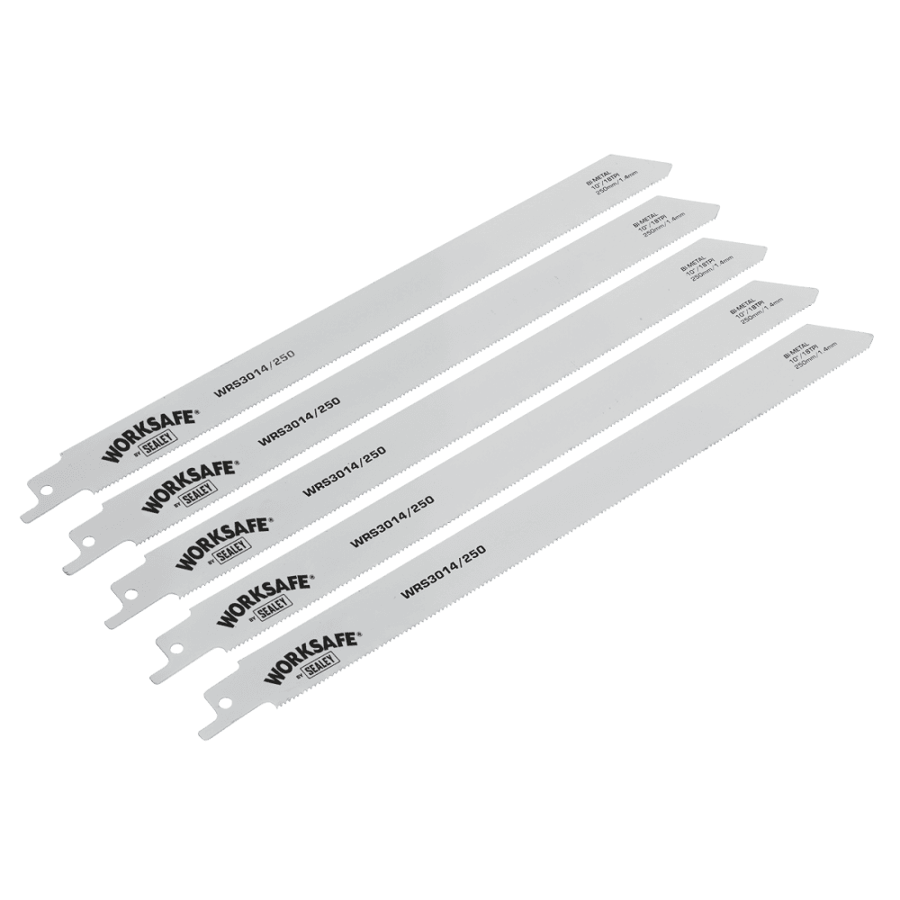 Reciprocating Saw Blade Metal 250mm 18tpi - Pack of 5 Model No-WRS3014/250