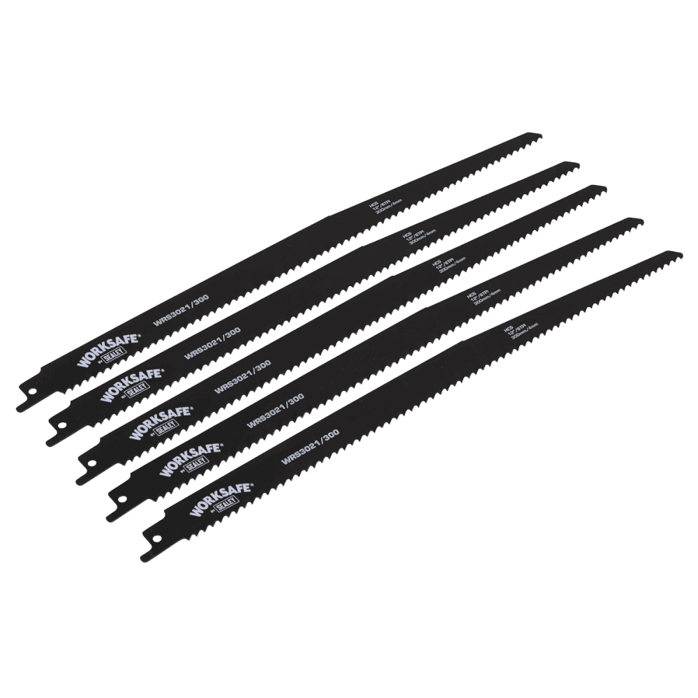 Reciprocating Saw Blade 300mm 6tpi - Pack of 5 Model No-WRS3021/300