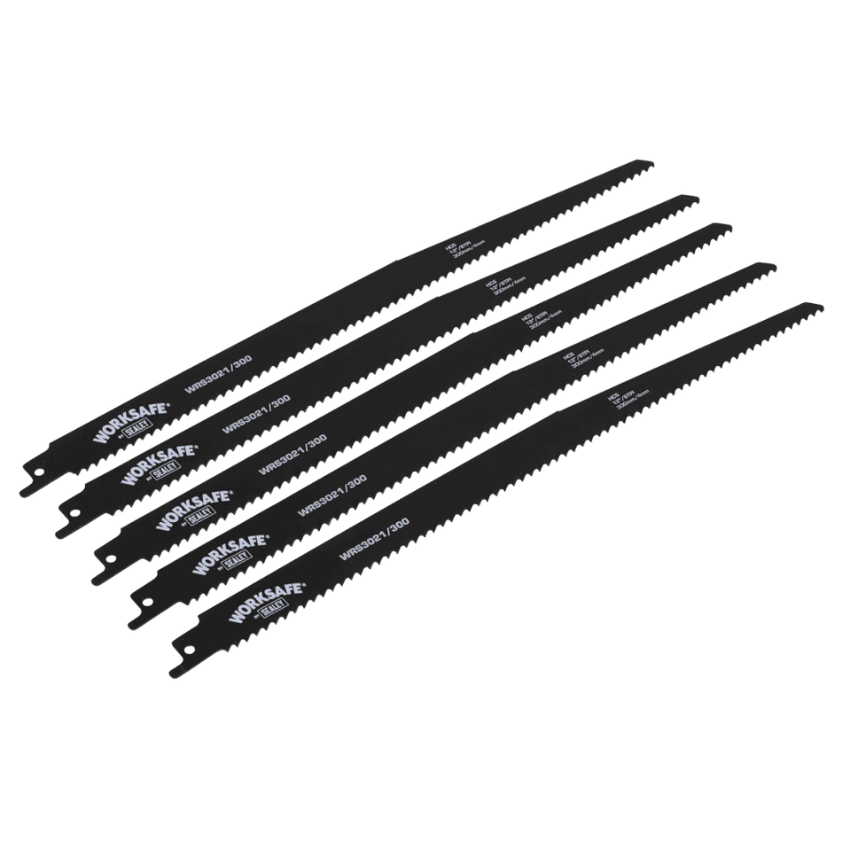 Reciprocating Saw Blade 300mm 6tpi - Pack of 5 Model No-WRS3021/300