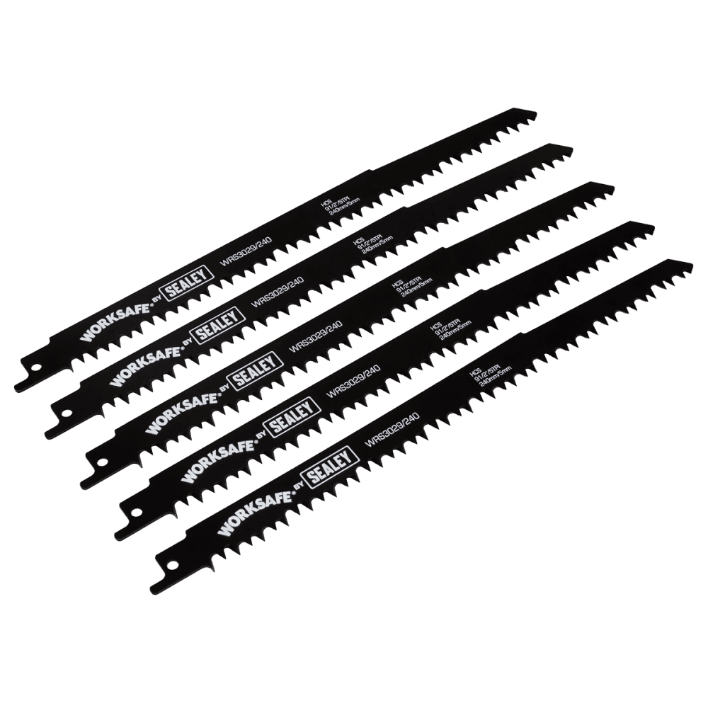 Reciprocating Saw Blade Wood 240mm 5tpi - Pack of 5 Model No-WRS3029/240