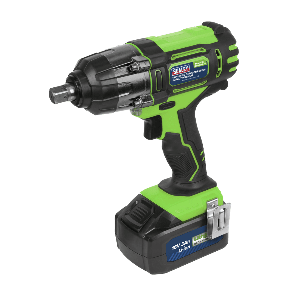 Cordless Impact Wrench 18V 3Ah Lithium-ion 1/2"Sq Drive Hi-Vis Model No-CP400LIHV