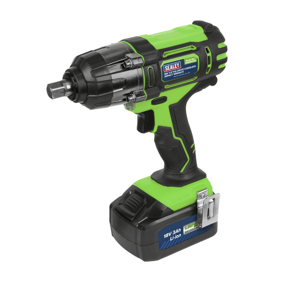 Cordless Impact Wrench 18V 3Ah Lithium-ion 1/2"Sq Drive Hi-Vis Model No-CP400LIHV
