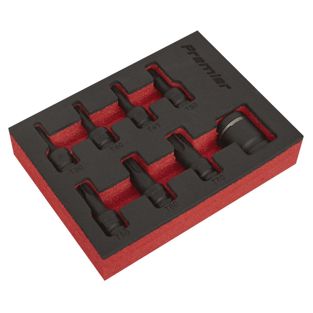 Impact TRX-Star* Socket Bit Set 8pc 3/8"Sq Drive Model No-AK5621