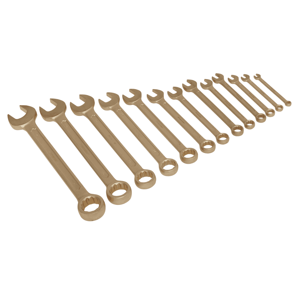 Combination Spanner Set 13pc 8-32mm Non-Sparking Model No-NS001