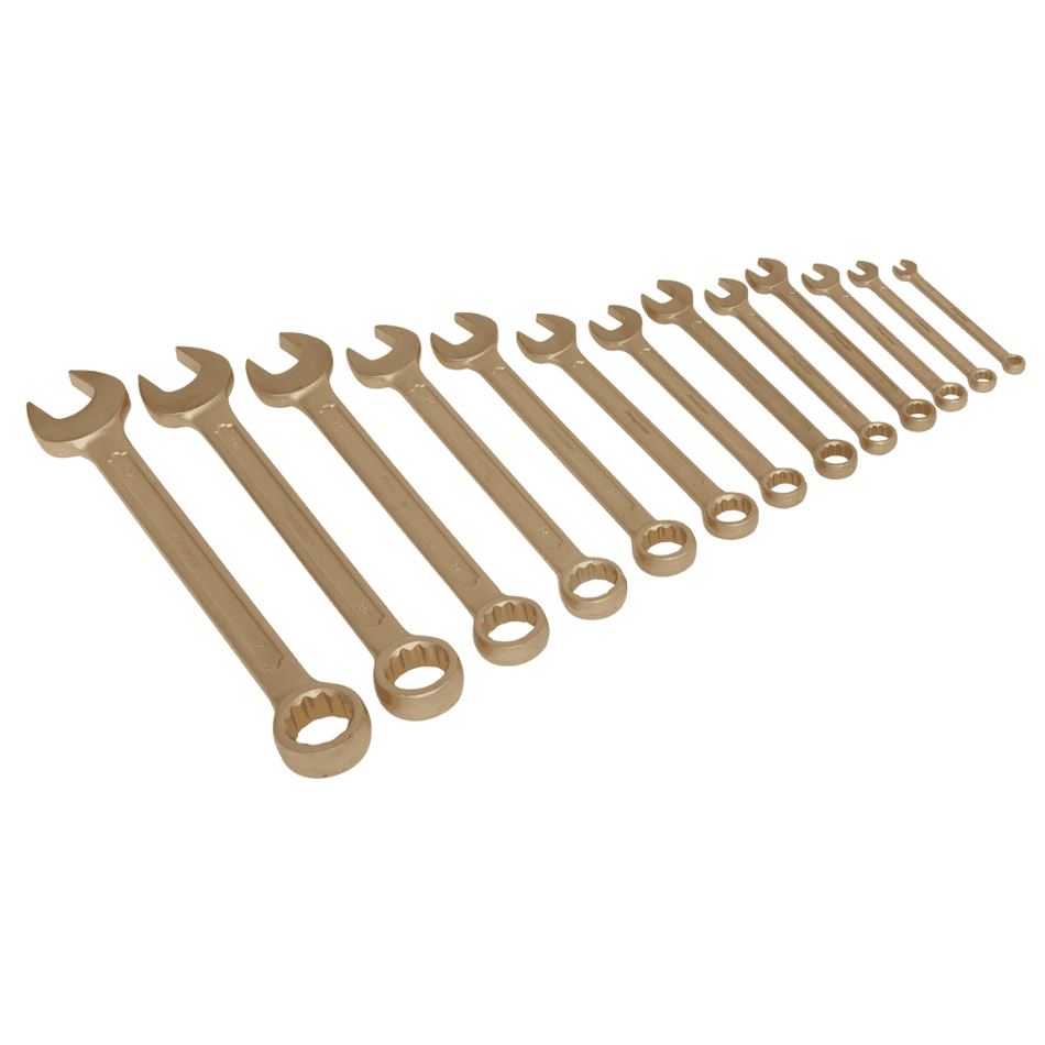 Combination Spanner Set 13pc 8-32mm Non-Sparking Model No-NS001