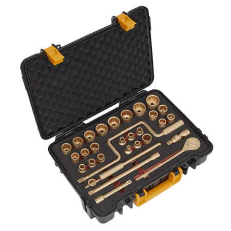 Socket Set 32pc 1/2"Sq Drive Non-Sparking Model No-NS039
