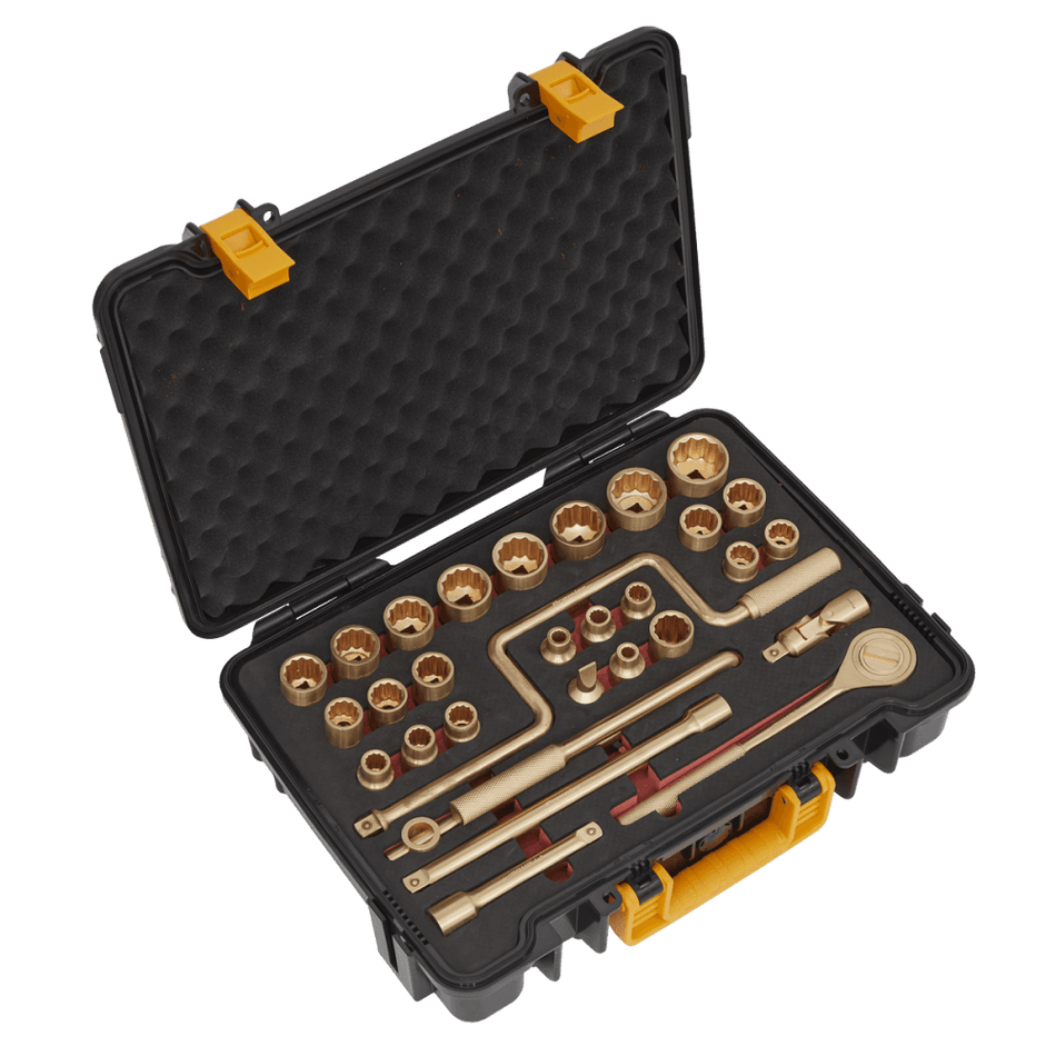 Socket Set 32pc 1/2"Sq Drive Non-Sparking Model No-NS039