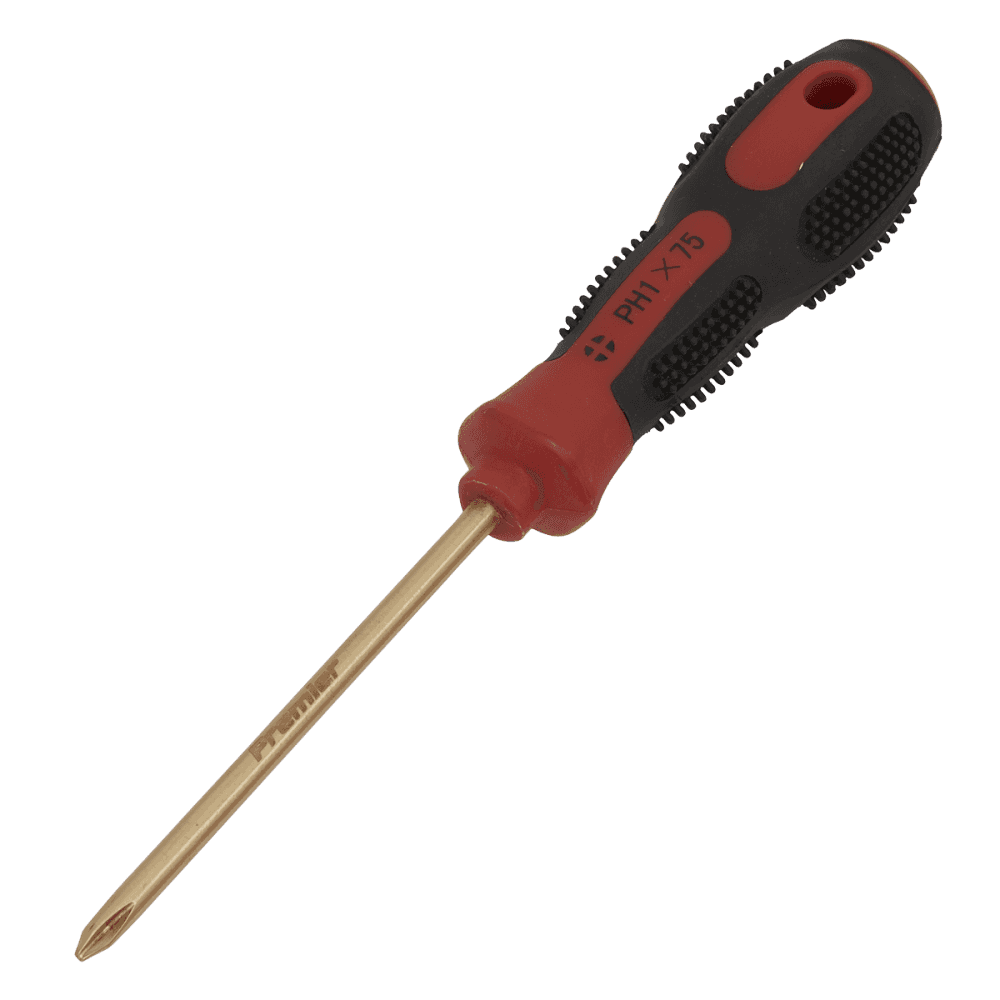 Screwdriver Phillips #1 x 75mm Non-Sparking Model No-NS096