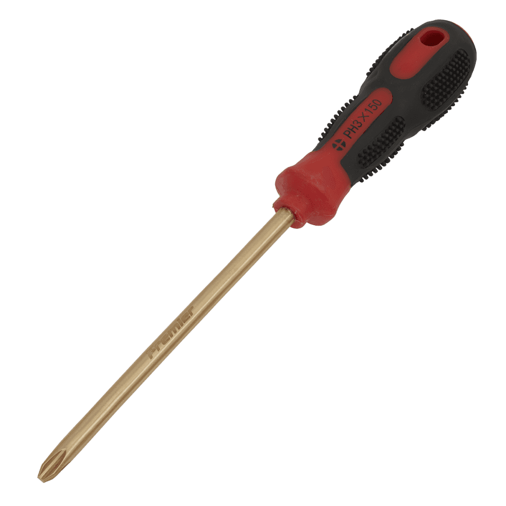 Screwdriver Phillips #3 x 150mm Non-Sparking Model No-NS098