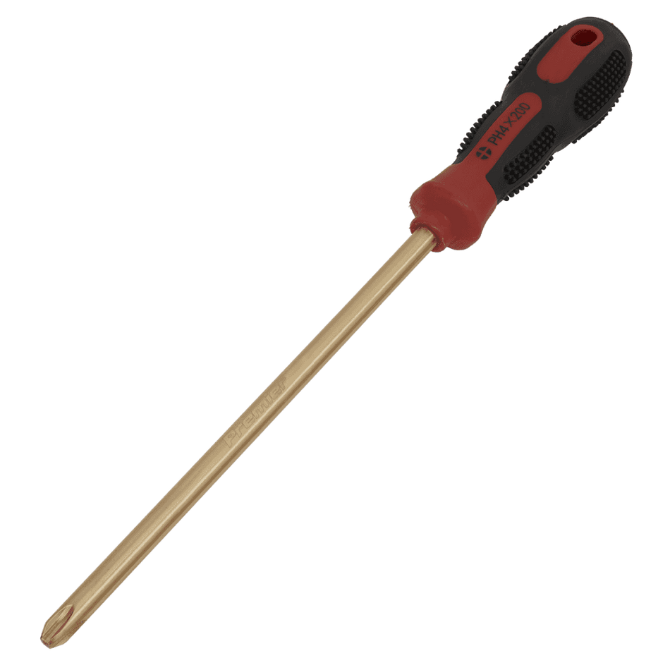 Screwdriver Phillips #4 x 200mm Non-Sparking Model No-NS099