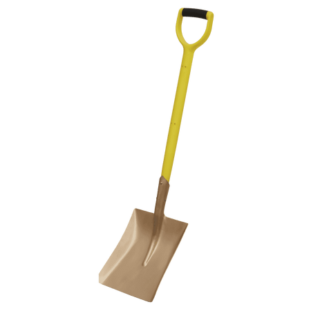 Square Shovel 240 x 418 x 990mm Non-Sparking Model No-NS106