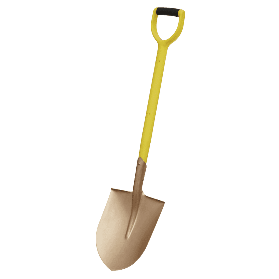 Round Point Shovel 240 x 420 x 990mm Non-Sparking Model No-NS107