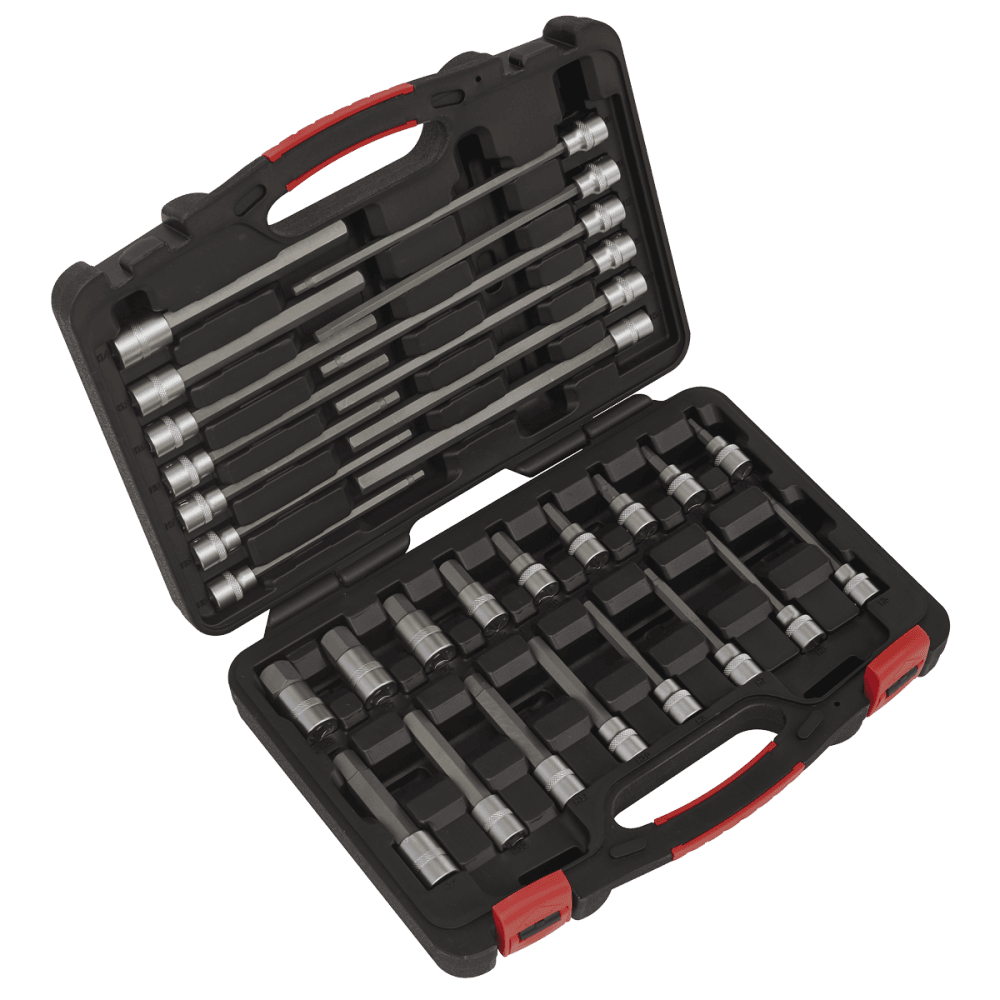 Hex Socket Bit Set 30pc 3/8"Sq Drive Model No-AK89000