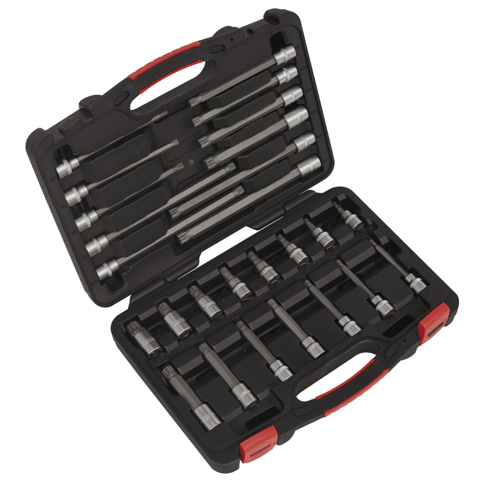 Spline Socket Bit Set 26pc 3/8"Sq Drive Model No-AK89002