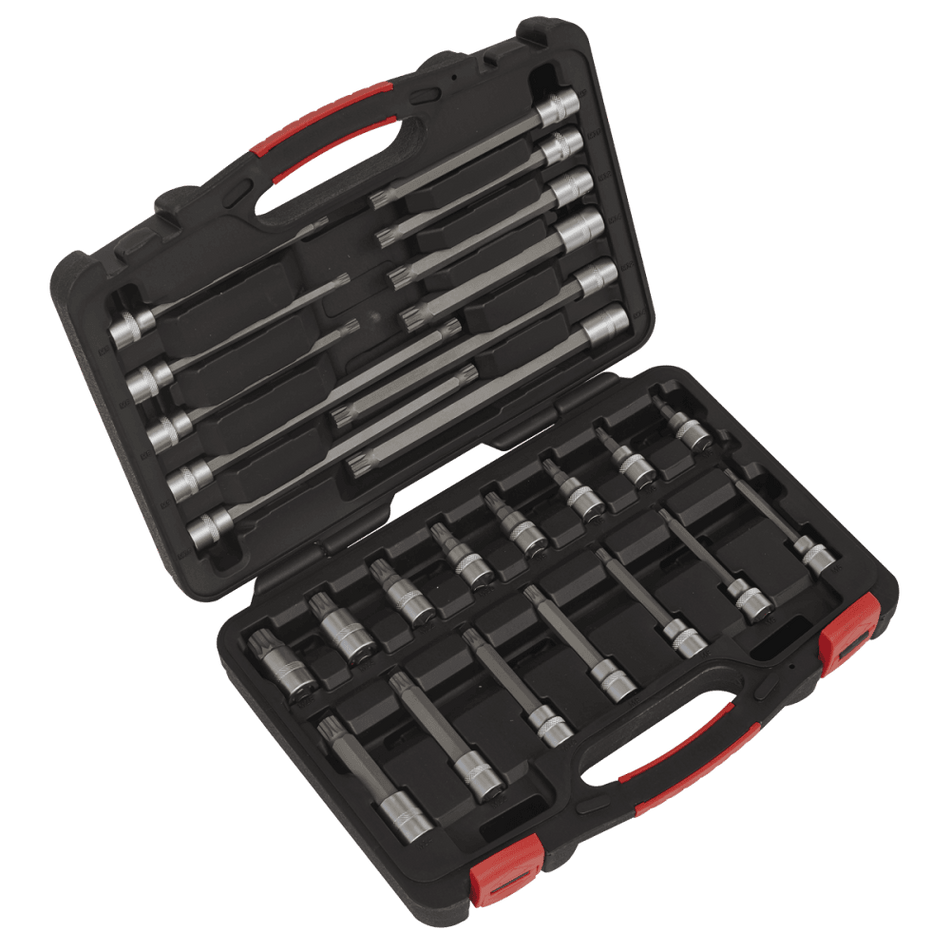 Spline Socket Bit Set 26pc 3/8"Sq Drive Model No-AK89002