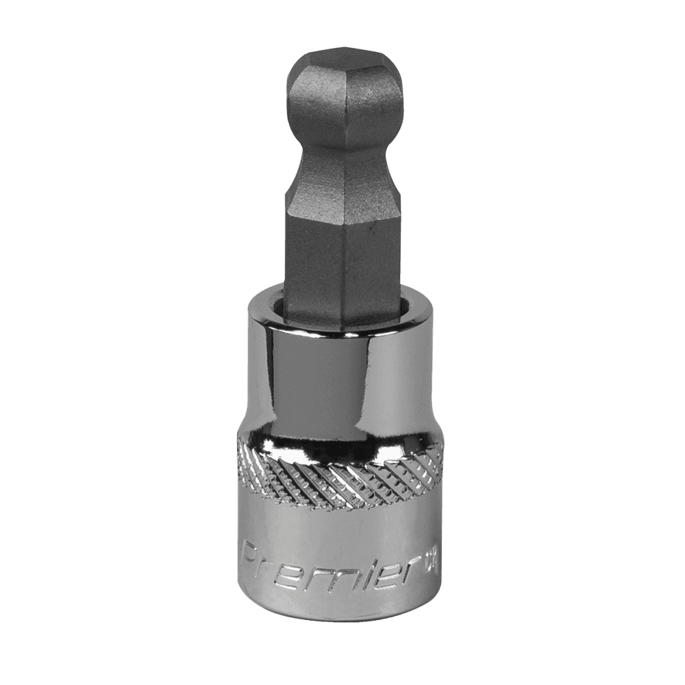 Ball-End Hex Socket Bit 10mm 3/8"Sq Drive Model No-SBBH008