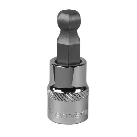 Ball-End Hex Socket Bit 10mm 3/8"Sq Drive Model No-SBBH008