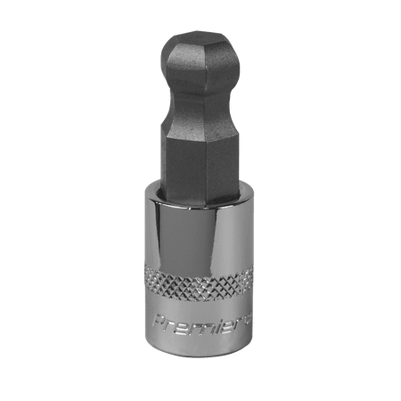 Ball-End Hex Socket Bit 12mm 3/8"Sq Drive Model No-SBBH009