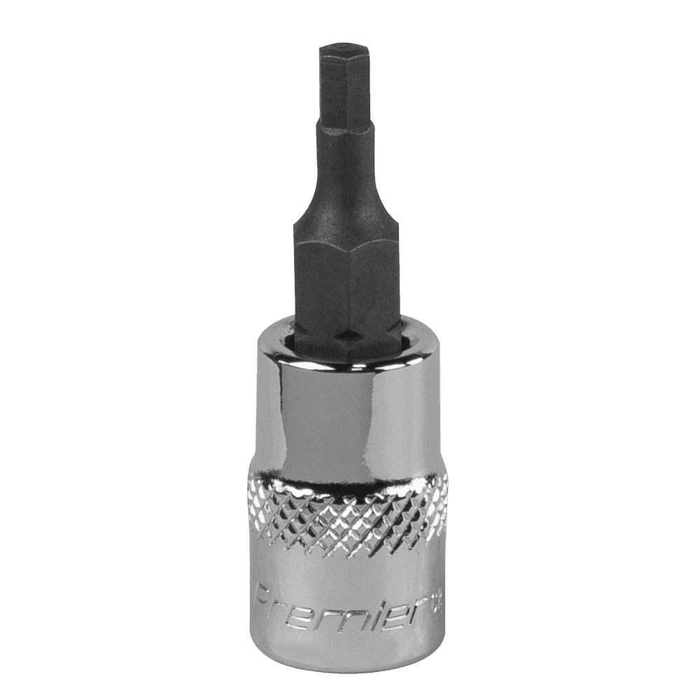 Hex Socket Bit 3mm 1/4"Sq Drive Model No-SBH001