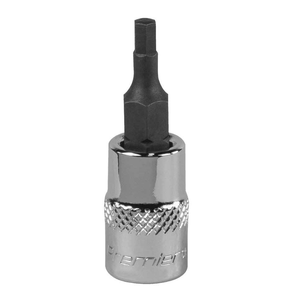 Hex Socket Bit 3mm 1/4"Sq Drive Model No-SBH001