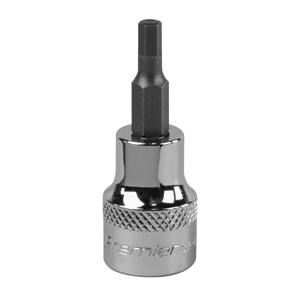 Hex Socket Bit 4mm 3/8"Sq Drive Model No-SBH007