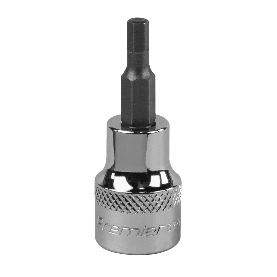 Hex Socket Bit 4mm 3/8"Sq Drive Model No-SBH007