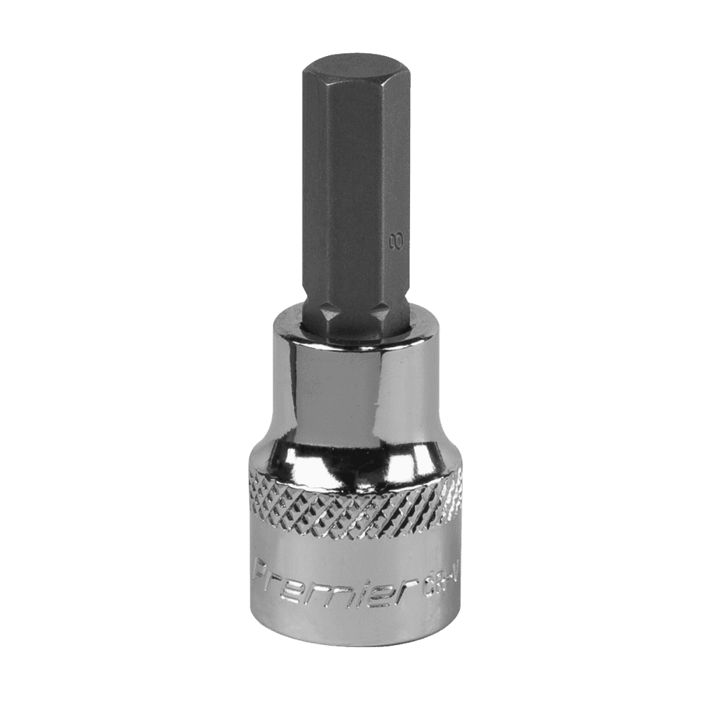 Hex Socket Bit 8mm 3/8"Sq Drive Model No-SBH011