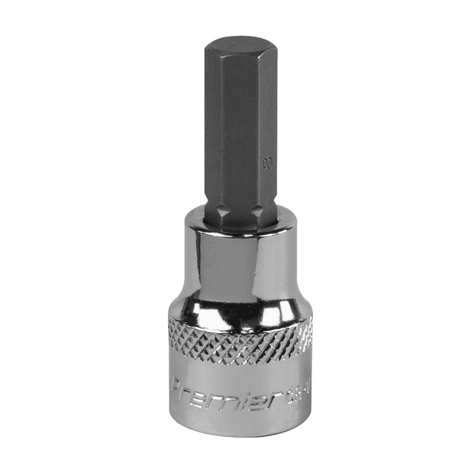 Hex Socket Bit 8mm 3/8"Sq Drive Model No-SBH011