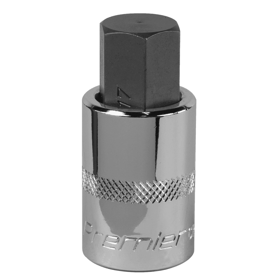 Hex Socket Bit 17mm 1/2"Sq Drive Model No-SBH025