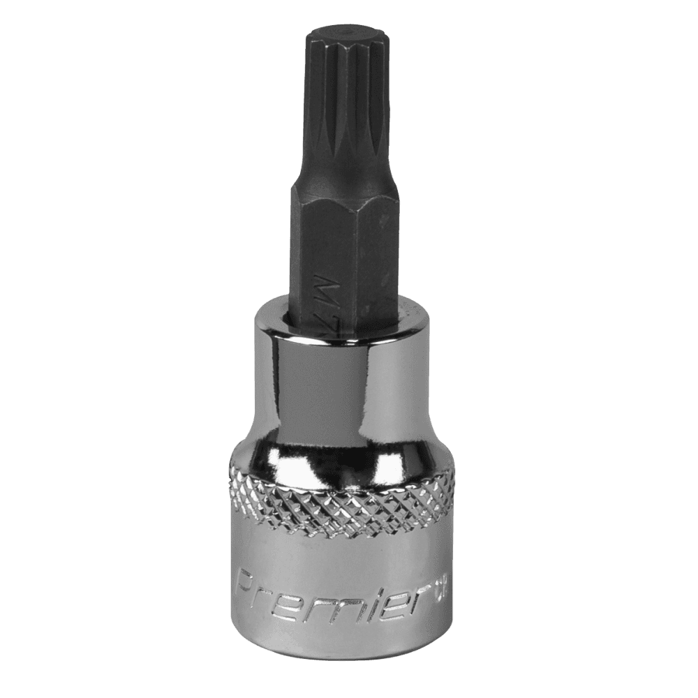 Spline Socket Bit M7 3/8"Sq Drive Model No-SBS005