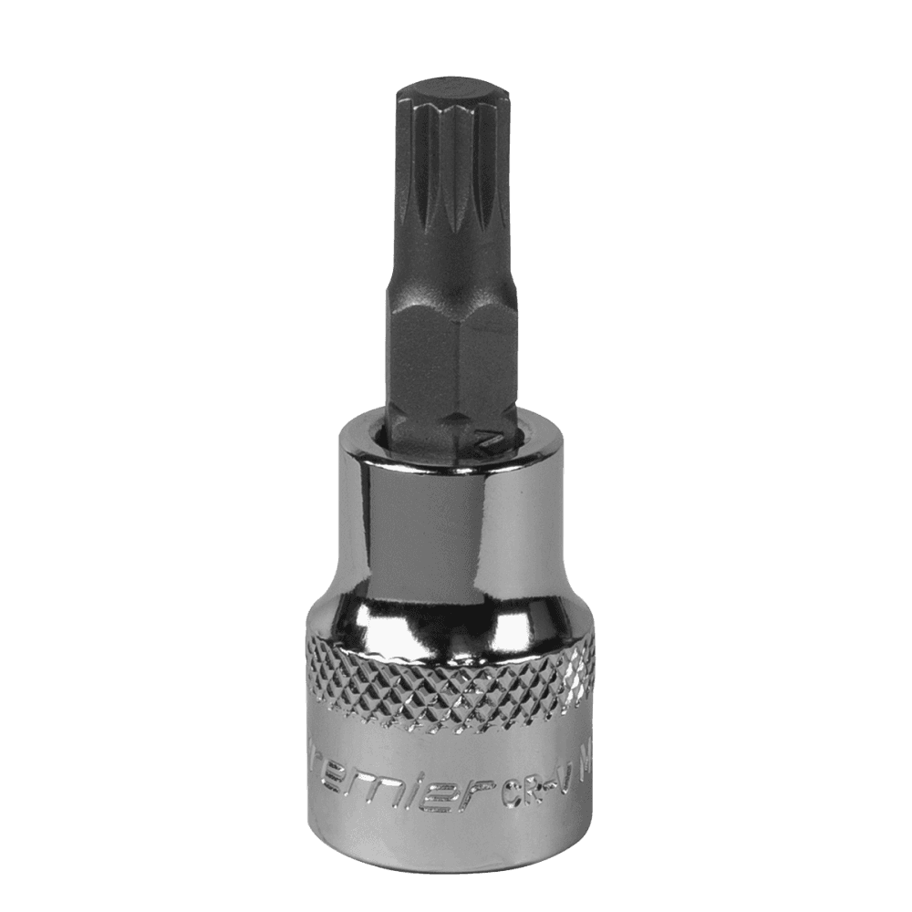 Spline Socket Bit M8 3/8"Sq Drive Model No-SBS006