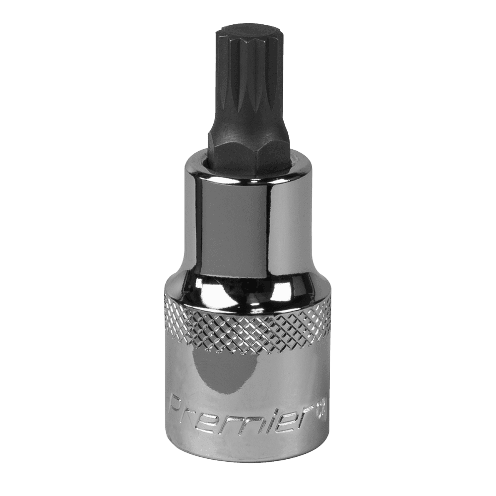 Spline Socket Bit M9 1/2"Sq Drive Model No-SBS014