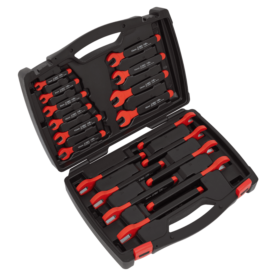 Insulated Open-End Spanner Set 18pc VDE Approved Model No-AK63172