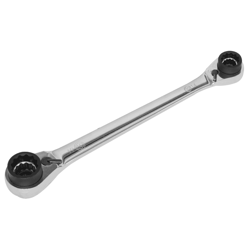 Ratchet Ring Spanner 8-in-1 Reversible Metric Model No-AK6391
