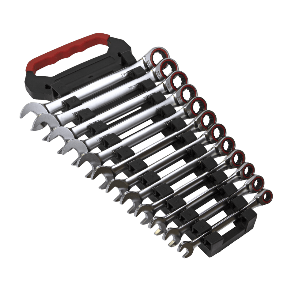 Ratchet Combination Spanner Set 12pc Metric Model No-AK63940