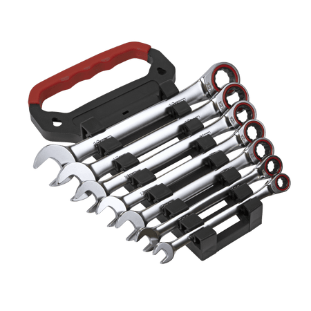 Ratchet Combination Spanner Set 7pc Metric Model No-AK63941