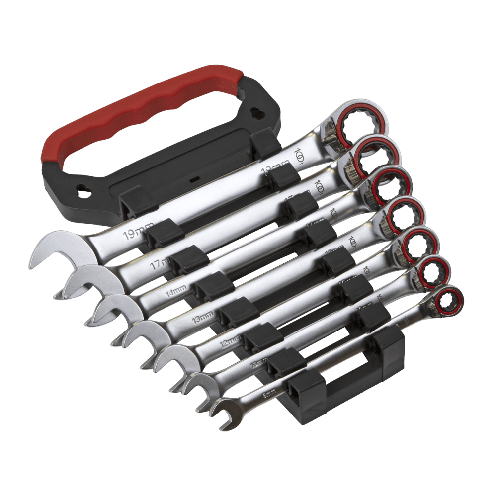 Premier Platinum Reversible Ratchet Combination Spanner Set 7pc : Model No-AK63945