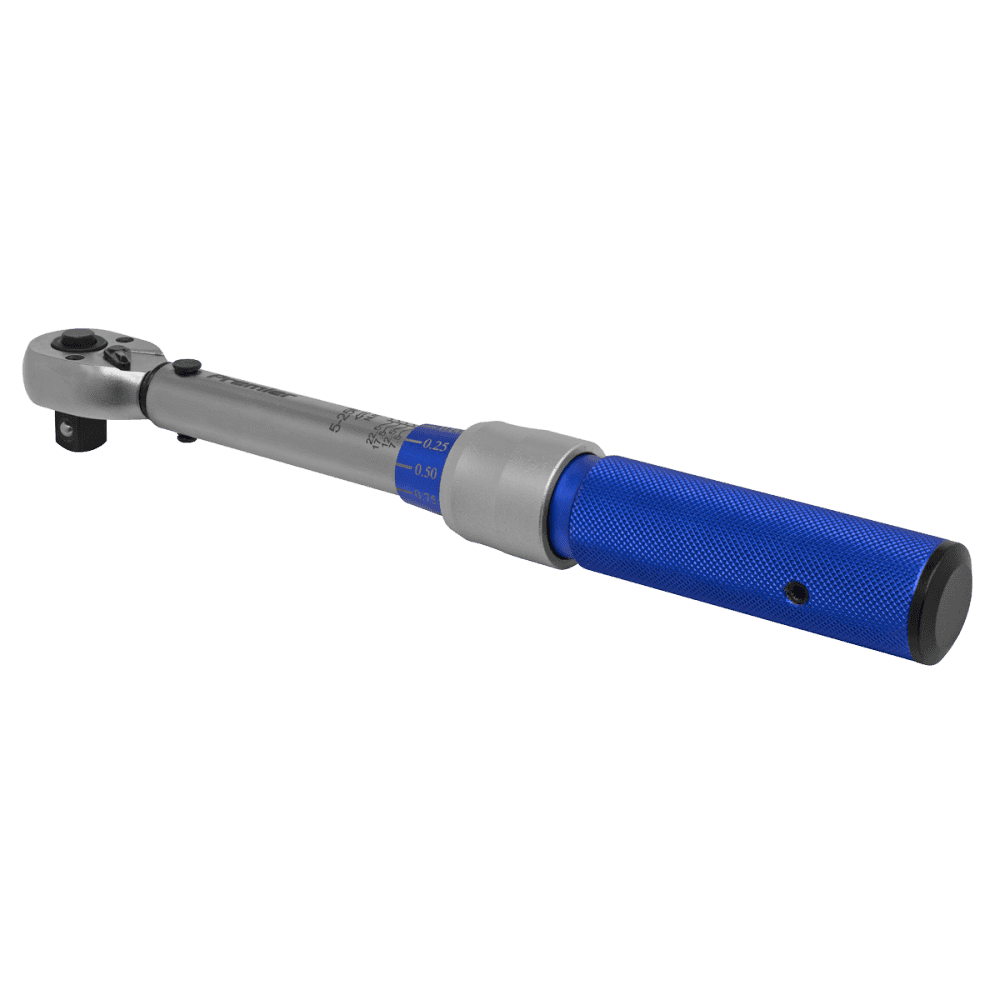 Premier Calibrated Micrometer Torque Wrench 3/8"Sq Drive 5-25Nm : Model No-STW902