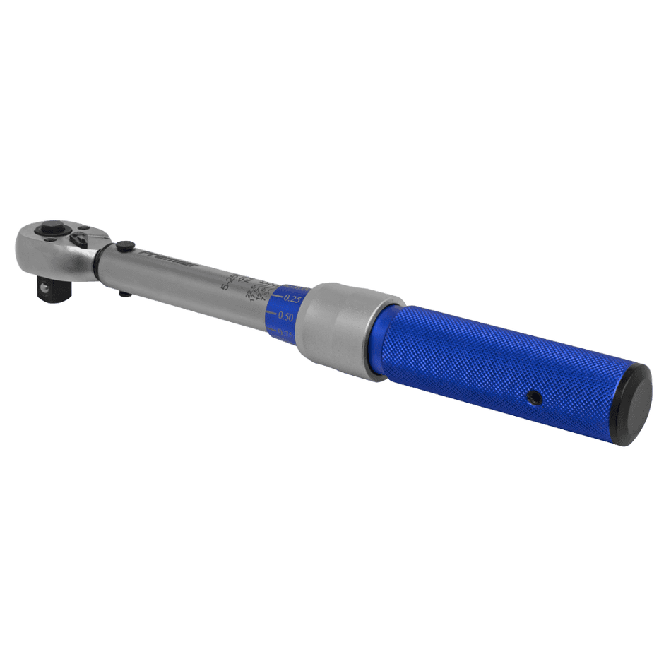 Torque Wrench Micrometer Style 3/8"Sq Drive 5-25Nm - Calibrated Model No-STW902