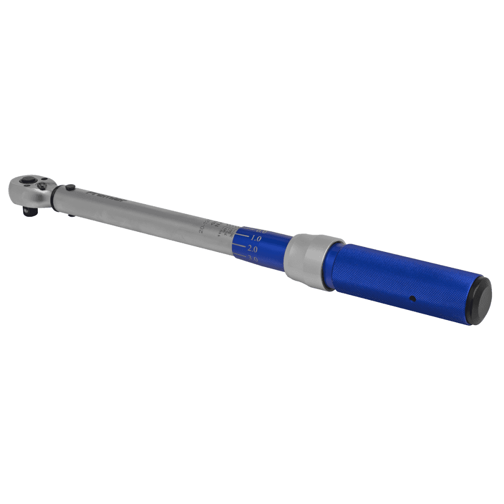 Premier Calibrated Micrometer Torque Wrench 3/8"Sq Drive 20-120Nm : Model No-STW903