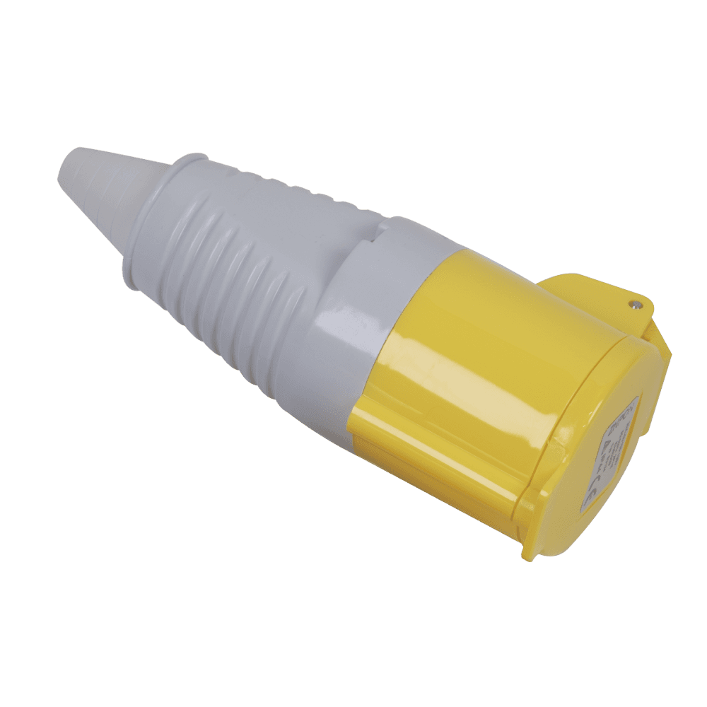 Yellow Socket 110V 16A Model No-WC11016