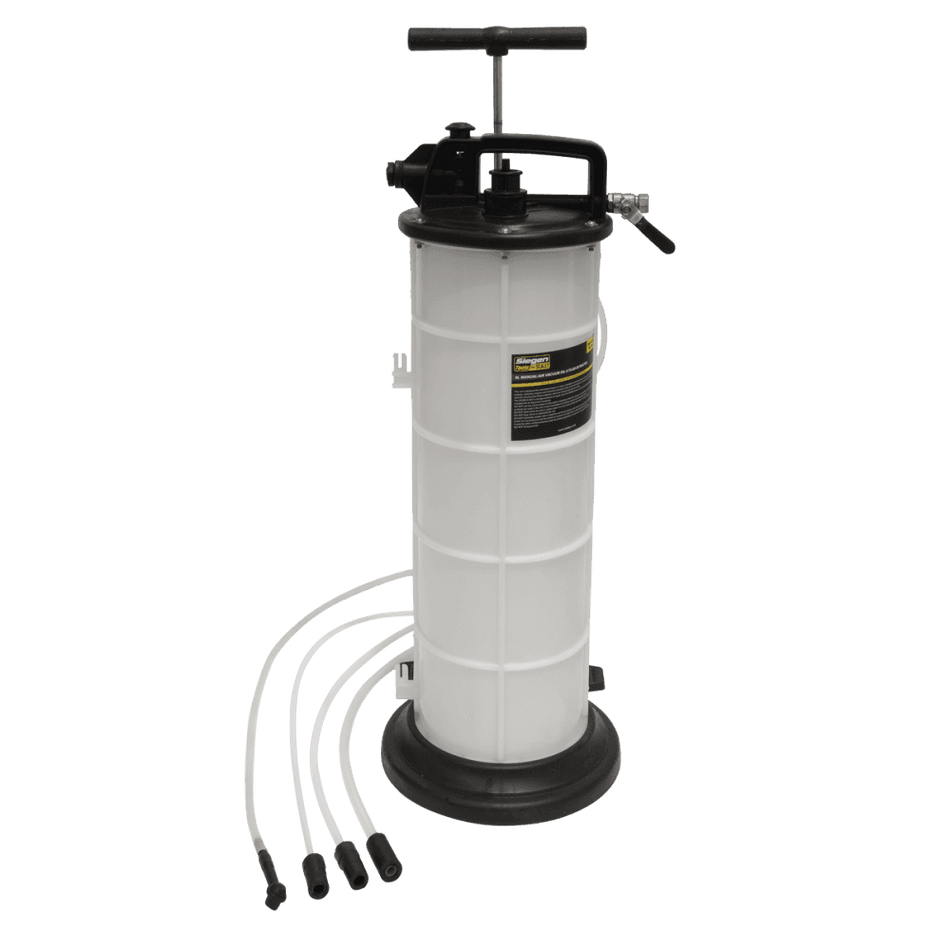 Vacuum Oil & Fluid Extractor Manual/Air 9L Model No-S01168