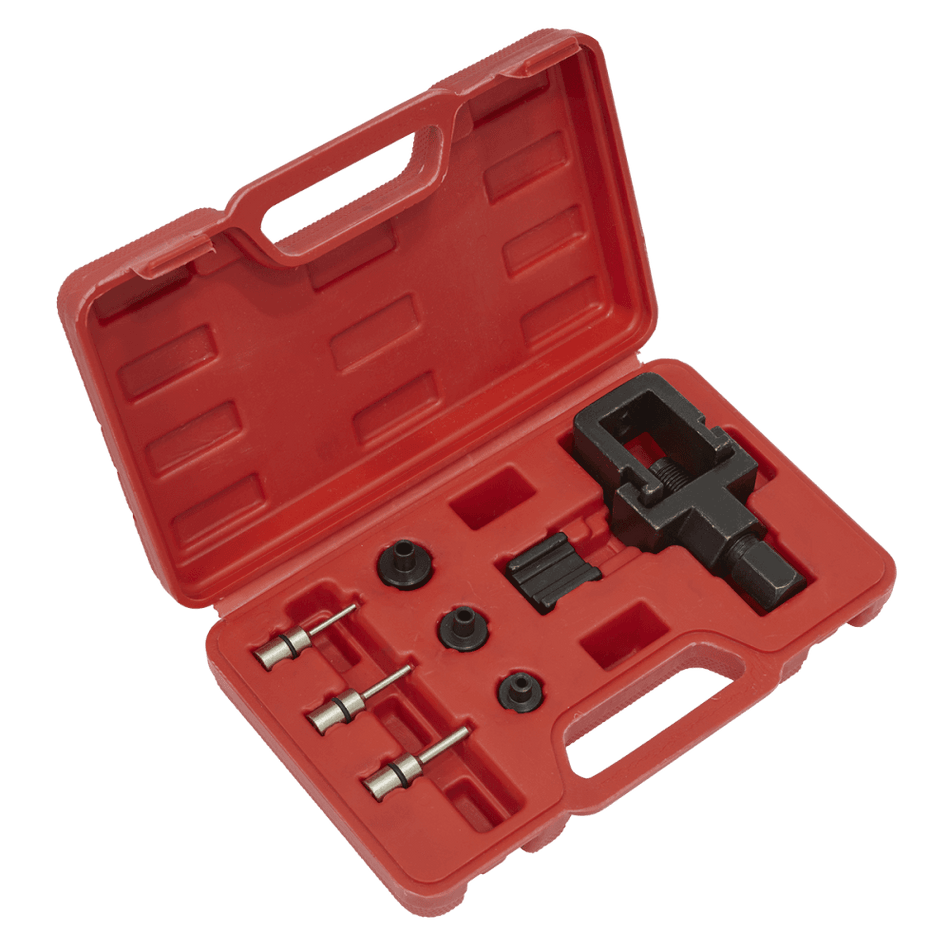 Motorcycle Chain Splitter & Riveting Tool Set - Heavy-Duty Model No-SMC4