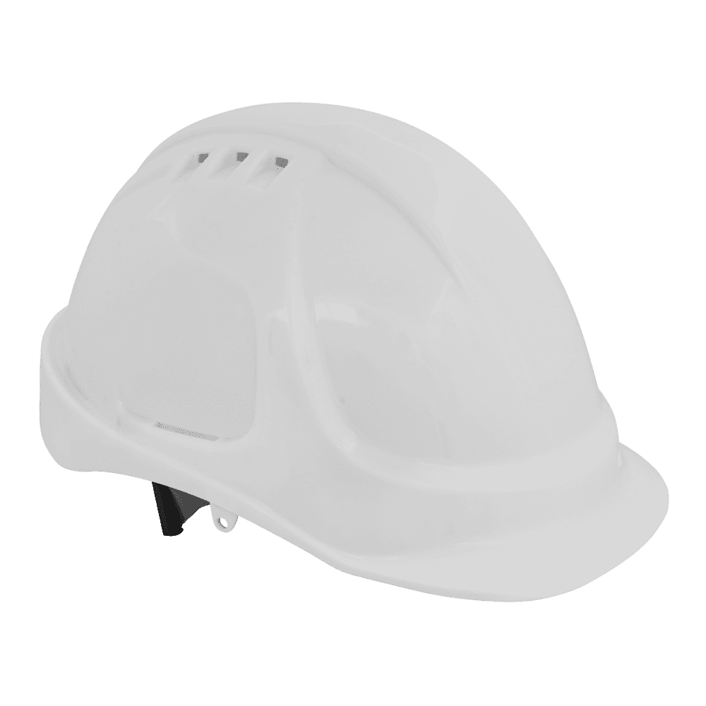 Plus Safety Helmet - Vented (White) Model No-502W